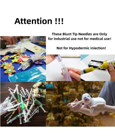 15 Pack Syringes with Blunt Tip Needles and Caps - Ideal for Lip Gloss, Paint, Epoxy Resin, Liquids, Glue, and Oil Refilling - Buy Online on SooperMarket.com