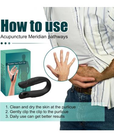 Acuplus Prostate Care Point Clip L14 Acupressure Point Clips Headache Relief Device Acupressure Hand Pressure Point Clip Long-Lasting and Reusable (4pcs) - Buy Online on SooperMarket.com
