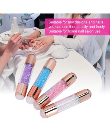 Premium Nail Studio Manicure Stamp Kit - 4 Silicone Sets & Double-Head Nail Art Tools for Home Use - Buy Online on SooperMarket.com