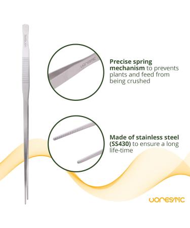VORESTIC Aquarium Tweezers Long Straight 60 cm Aquascaping Extra Long Tweezers Large - Buy Online on SooperMarket.com