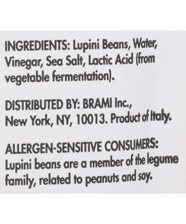 Brami Lupini Snack Beans with Sea Salt - 5.3 oz | Healthy, High-Protein Snack - Buy Online on SooperMarket.com