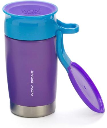 WOW Kids 360 Double Walled Stainless Insulated Sports Water Bottle - Purple 10oz/300ml - Buy Online on SooperMarket.com