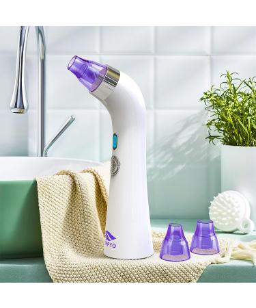 POPPYO Blackhead Vacuum - Electric Facial Pore Cleaner for Women (Purple) - Buy Online on SooperMarket.com