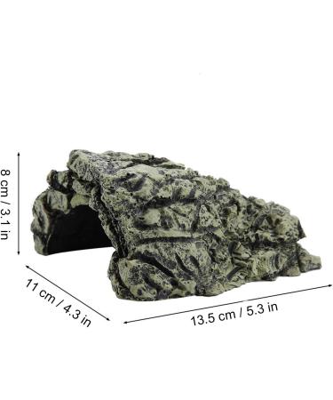 Buy Axolotl Cave | Fish & Reptile Hidden Cave Shelter | Stone Aquarium Decoration & Ornament - L18*12*9 - Buy Online on SooperMarket.com