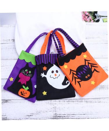 PRETYZOOM 3pcs Halloween Handbag Candy Bag Candy Bags Candy Halloween Candy Bag Props Portable Child - Buy Online on SooperMarket.com