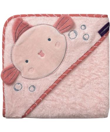 Clevamama Bamboo Apron Baby Bath Towel with Hood - Ultra Soft Bamboo, Absorbent, Pink, 98x98 cm - Buy Online on SooperMarket.com