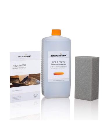 Colourlock leather fresh tint (leather color color refreshment) 1000 ml suitable for BMW Camel removed scratch bleaching and wear on leather and synthetic leather