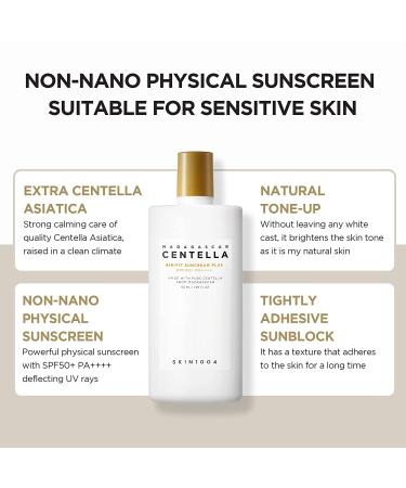SKIN1004 Madagascar Centella Air-Fit Suncream SPF 50+ PA++++ - 1.69 oz | Best for Sensitive Skin - Buy Online on SooperMarket.com