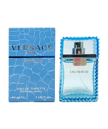 Versace Man Eau Fraiche Eau De Toilette Spray Blue 1 oz | Versace Perfume - Buy Online on SooperMarket.com