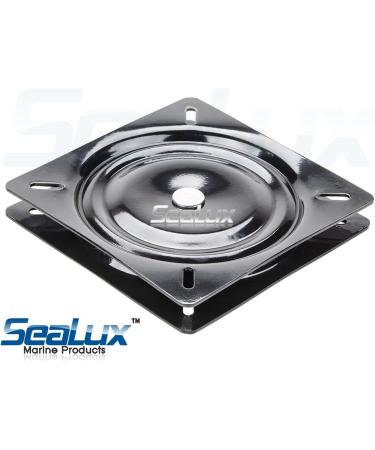 SeaLux Universal Heavy Duty 360 Seat Swivel Base 6x6 Mount Plate for Bar Stool, Chair, Boat, or Van Pilot Seat - Buy Online on SooperMarket.com