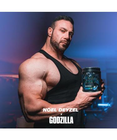 RYSE Noel Deyzel x Godzilla Pre Workout | Intense Pumps Energy & Focus | Citrulline & Beta Alanine | 400mg Total Caffeine | 40 Servings (Blue Raspberry) - Buy Online on SooperMarket.com