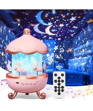 Night Light Kids 15 Films+10 Soothing Sounds Baby Night Light Projector Remote Kids Night Light Bedroom Night Light Baby Projector Light for Kids Baby Girl Gift Baby Christmas Gifts Kawaii Room Decor Castle Projector Light for Kids