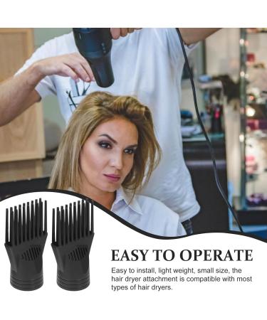 Healeved Hair Dryer Diffuser Combs 2pcs Hair Dryer Nozzle Comb Replacement Universal Detangling Blow Dryer Hair Styling Hair Dryer Concentrator Compatible with all Hair Dryers - Buy Online on SooperMarket.com