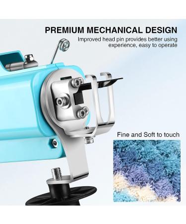 DOVOV Cut Pile Tufting Gun  Handheld Knitting Rug Gun Machine  7-19mm Electric Carpet Weaving Flocking Machine for Starters  Light Blue - Buy Online on SooperMarket.com