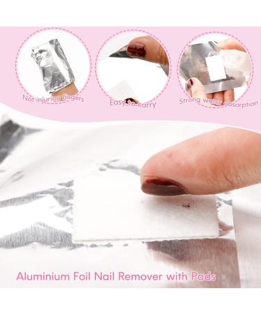 G2PLUS Gel Nail Remover Foils - 200PCS Nail Foil Removal Wraps - Silver Nail Foils Wraps for Gel Nails - 200PCS - Buy Online on SooperMarket.com