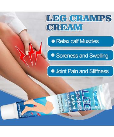 Leg Cramps Relief Ointment - Deep Penetration for Muscle Soreness - Spasm Relief Cream - Buy Online on SooperMarket.com