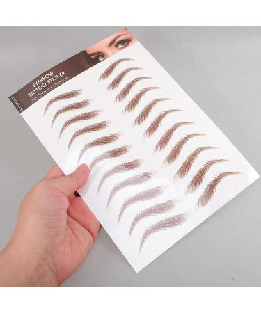 NOLITOY 12 Sheets Eyebrow Stickers Simulation Eyebrows Sticker Eyebrow Tattoos for Eyebrow Grooming - Buy Online on SooperMarket.com