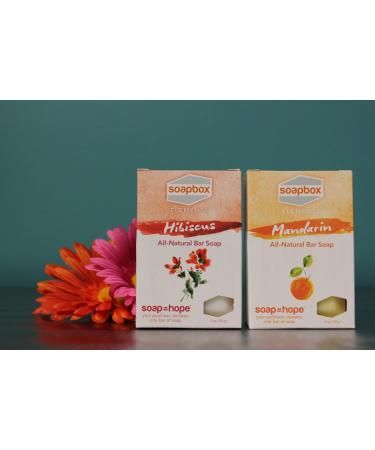 Buy SoapBox All-Natural Hibiscus Bar Soap - 5 oz - International Shipping Available - Buy Online on SooperMarket.com