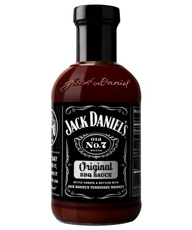 Jack Daniel Original BBQ Sauce Gluten Free No Preservatives 553g Barbecue Sauce Bottle Original 1 x 553g