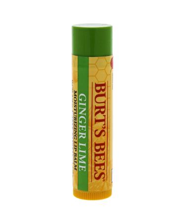Burt's Bees Ginger Lime Moisturizing Lip Balm By Burts Bees for Unisex - 0.15 Oz Lip Balm  0.15 Oz Ginger Lime 0.15 Ounce (Pack of 1)