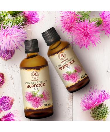 Valler Root Oil 50ml - Pure Arctium Lappa Burdock Oil for Hair & Skin Care | Best Natural Spa Oil in Glass Bottle - Buy Online on SooperMarket.com