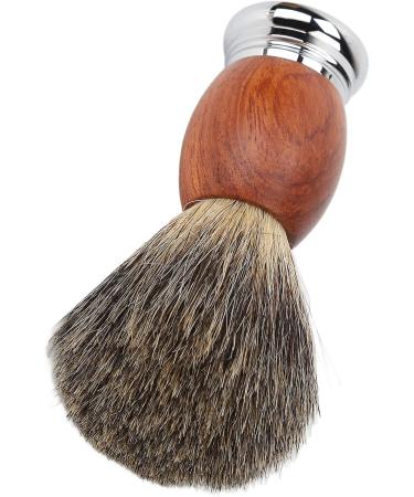 Professional Portable Shaving Brush for Men - Ergonomic Wooden Handle Soft Hair Elegant Design | Ideal for Home & Salon Use - Buy Online on SooperMarket.com
