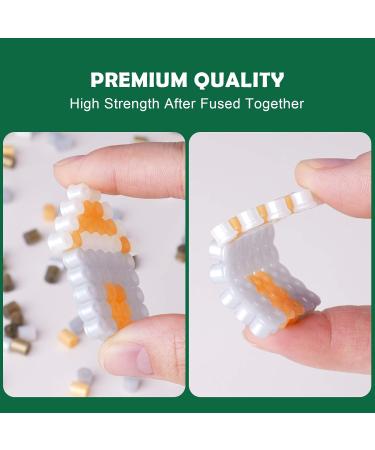 36000 Pcs Value Pack Fuse Beads: Bulk Assorted Multicolor Beads for Kids Crafts - 45 Colors with Ironing Paper - Buy Online on SooperMarket.com