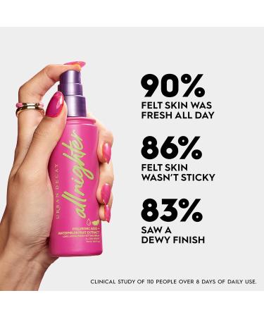 Urban Decay All Nighter Hyaluronic Acid Setting Spray - Waterproof & Long-lasting Luminous Finish Refreshing Watermelon Scent - 1 Fl Oz - Buy Online on SooperMarket.com