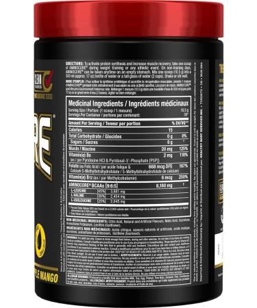 ALLMAX Nutrition - Aminocore BCAA - 8g BCAAs - 100% Pure Branch Chained Amino Acids - Gluten Free - Pineapple Mango - 315 Gram Pineapple Mango 315 g (Pack of 1) 8g Bcaas - Buy Online on SooperMarket.com