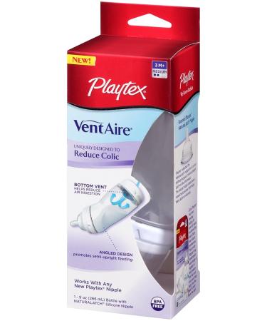 Playtex VentAire Advanced Wide Bottle - 9 oz (Discontinued by Manufacturer) - Buy Online on SooperMarket.com