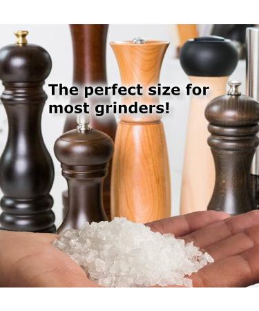 Caribbean Real Sea Salt Coarse 16 Oz - Unrefined Gourmet Salt Refill - Organic & Unprocessed Grains for Cooking - All Natural Caribbean Sea - Salt for Grinder - Buy Online on SooperMarket.com