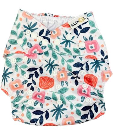 Alimos Swim Nappy & Waterproof Bag Set | Reusable for Babies 0-3 Years | UK Brand | Leaf Design - Buy Online on SooperMarket.com