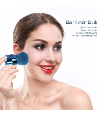 Glomora Blush Brush Soft Fluffy Hair Mushroom Head Make Up Brush for Bronzer Loose Powder Cosmetics Dark Blue - Buy Online on SooperMarket.com