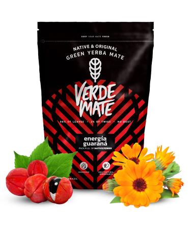 Verde Mate Green Energia Guarana 500g Yerba Mate Tea from Brazil Fruity Yerba Mate Vegan Gluten Free