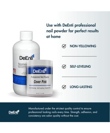 DeEnti Nomma Plus Professional Liquid Monomer - Non-Yellowing EMA Nail Liquid for Acrylic Powder | 4oz Salon Quality Manicure & Pedicure Supplies - Buy Online on SooperMarket.com