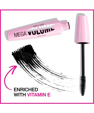 Wet n wild Mega Volume Mascara - Very Black, 0.21 Fl Oz - Long-Lasting Mascara for Mega Volume - 1 Pack - Buy Online on SooperMarket.com