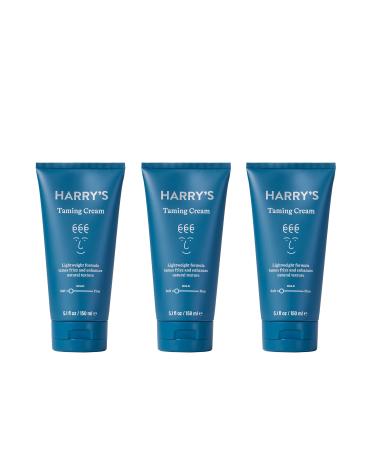 Harry's Hair Taming Cream | Lightweight & Natural Finish | 5.1 Fl Oz 3 Pack Fresh and subtle with hints of coconut and calming herbs 5.10 Fl Oz (Pack of 3)