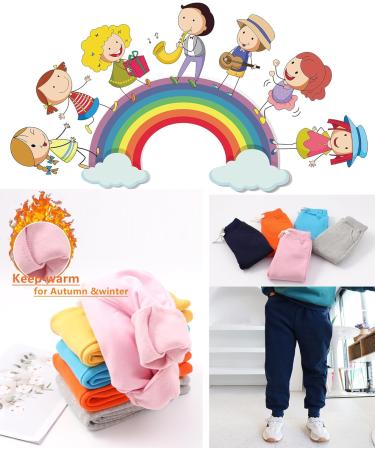 CuteOn Unisex Kids Elastic Waist Cotton Warm Trousers Rose Red (1-5 Years) - Buy Online on SooperMarket.com
