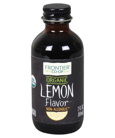Simply Organic Frontier Co-op Lemon Flavor, Non-Alcoholic, 2 Fl Oz