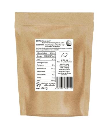 Organic Coconut Raspings - 100% Natural Raw Food Quality Plastic-Free No Added Sugar - 250g | Versatile & Exotic Taste - Buy Online on SooperMarket.com