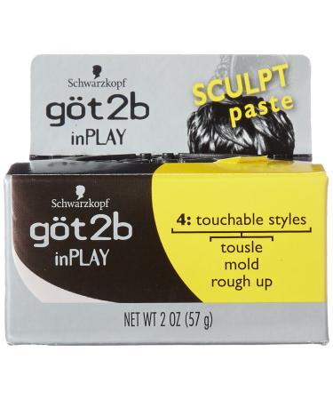 Got2B In Play Sculpt Paste 2oz (59ml) - 2 Pack | Styling Hair Paste - Buy Online on SooperMarket.com