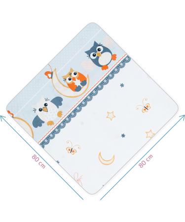 Baby Swaddle Wrap Blanket/Newborn Cotton Swaddling Sleeping Bag 0 to 3 Months (Owls Grey) 6 - Buy Online on SooperMarket.com