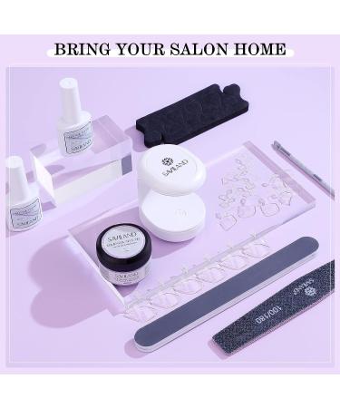 Saviland 500PCS Toe Nail Tips & Solid Glue Gel Kit for Nail Salon & Home DIY - Buy Online on SooperMarket.com