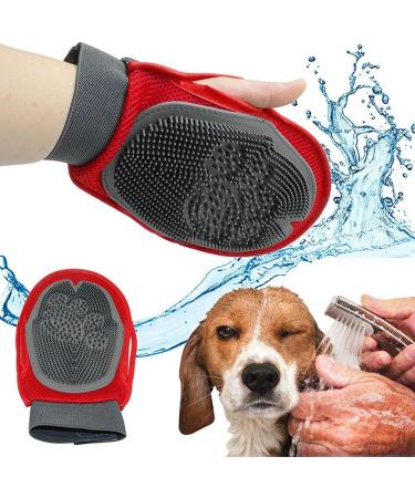 BPS Massage Gloves for Pets Dogs and Cats Massage Gloves Hair Removal and Massager