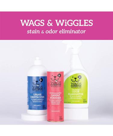 Wags & Wiggles Pet Odor and Urine Eliminator - Remove Dog Odors and Stains - Carpet and Rug Stain & Odor Eliminator by Wags and Wiggles - Buy Online on SooperMarket.com