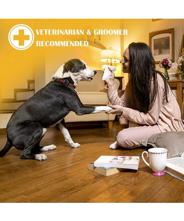 Docatty Pet Wipes - 50 Plant-Based Compostable Wipes for Dogs & Cats | Hypoallergenic & Deodorizing Grooming Wipes for Paws, Body & Butt - Buy Online on SooperMarket.com