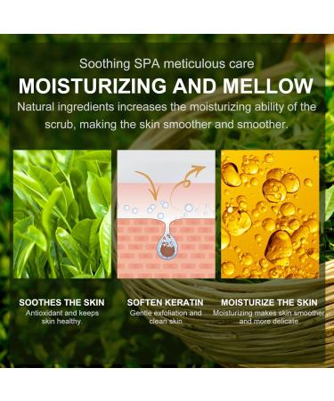 Tea Tree Face Scrub Face Exfoliator Tea Tree Body Scrub Body Exfoliator Moisturizing Body Spa Care Face Skin Care Scrub For Bikini Area Neck Butt Back Acne Armpit Dry & Dull Skin - Buy Online on SooperMarket.com