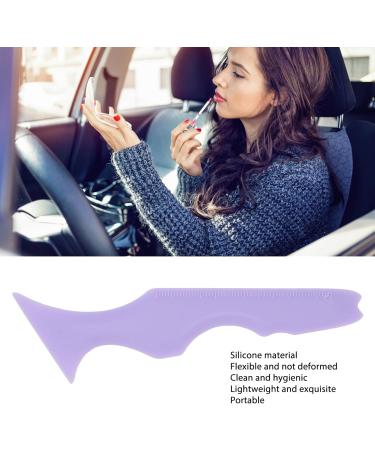 FILFEEL Stencils 5 In 1 Multi Purpose Eye Makeup Tool Reusable Silicone Winged Tip Aid Eyebrow Shaping Stencil for Beginners Purple - Buy Online on SooperMarket.com