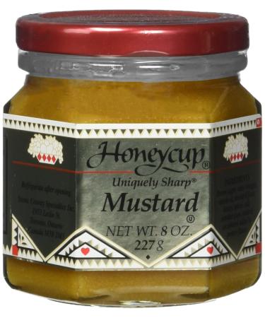 Honeycup Mustard, 8 Ounce Jar (Pack of 6) 8 Ounce (Pack of 6)