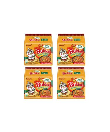 Samyang Curry Flavour Hot Chicken Ramen Instant Noodle Halal (Pack of 20) by CNMART
